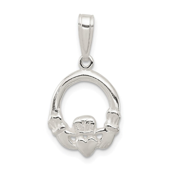 Sterling silver claddagh charm