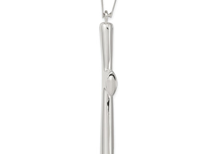 Sterling silver cross pendant, alternate view
