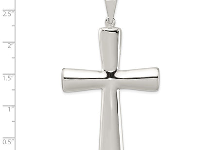 Sterling silver cross pendant, another view