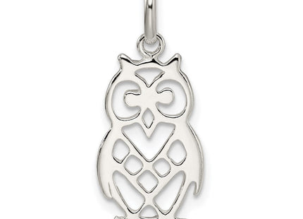 Sterling Silver Owl Charm (Style QC4051)
