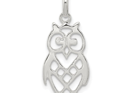 Sterling Silver Owl Charm (Style QC4051)