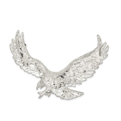 Sterling Silver Eagle Pendant, 47 x 65mm