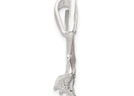 Sterling silver pendant, alternate view