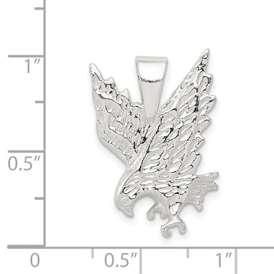 Sterling Silver Eagle Pendant, 23 x 17mm