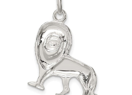 Sterling Silver Lion Charm (Style QC4072)