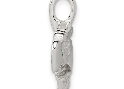 Sterling silver pendant, alternate view