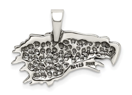 Sterling silver pendant, further view