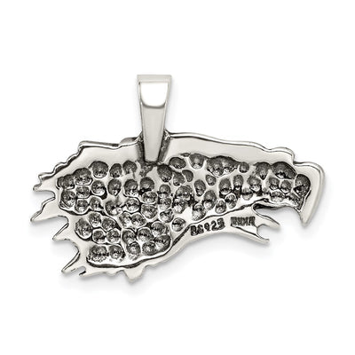 Sterling Silver Eagle Pendant, 19 x 28mm