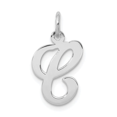 Sterling silver initial bracelet