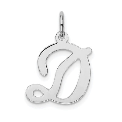 Sterling silver initial bracelet