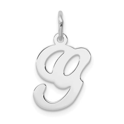 Sterling silver initial bracelet