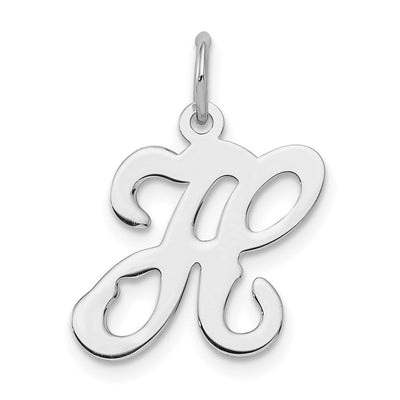 Sterling silver initial bracelet