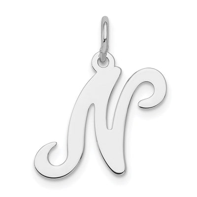 Sterling silver initial bracelet