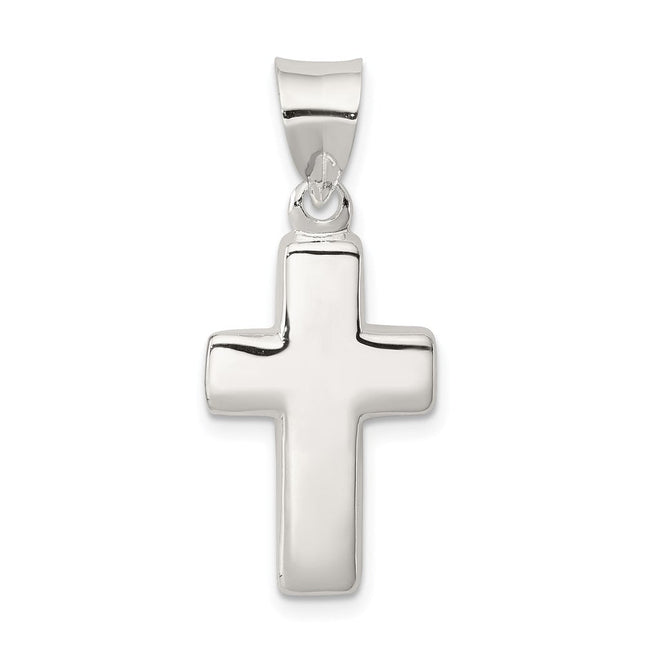 Sterling Silver Cross Pendant, 28 x 14mm