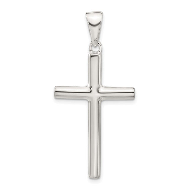 Sterling Silver Cross Pendant, 44 x 23mm