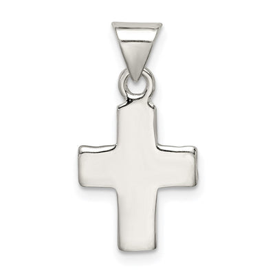Sterling Silver Cross Pendant, 23 x 12mm