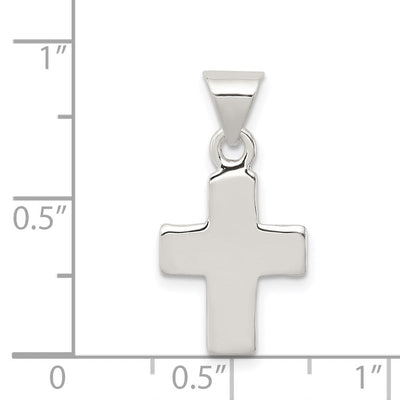 Sterling Silver Cross Pendant, 23 x 12mm