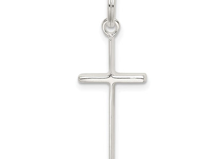 Sterling silver cross charm, further view