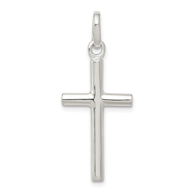 Sterling Silver Latin Cross Pendant, 33 x 15mm