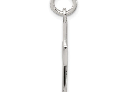Sterling silver cross charm, alternate view