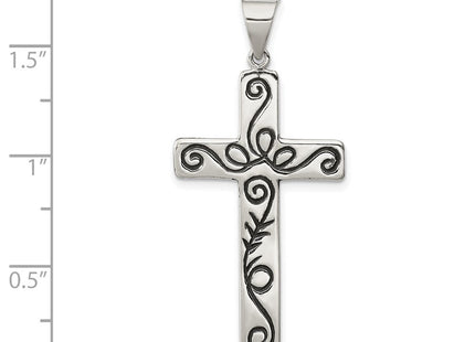 Sterling Silver Latin Cross Pendant (Style QC4282)
