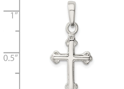 Sterling silver cross pendant, another view