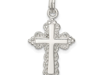 Sterling silver cross charm