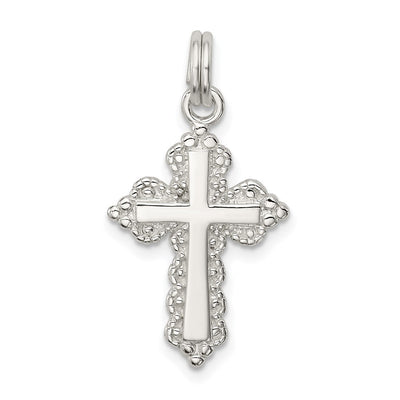 Sterling silver cross charm