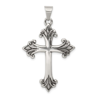 Sterling silver fleur de lis pendant