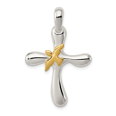Sterling silver cross pendant