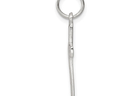 Sterling Silver Rhodium-plated Latin Cross Charm (Style QC4367)