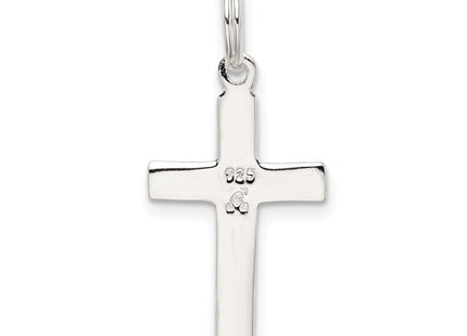 Sterling Silver Rhodium-plated Latin Cross Charm (Style QC4367)