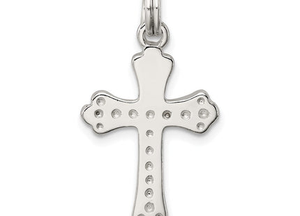 Sterling Silver Crucifix Charm (Style QC4371)