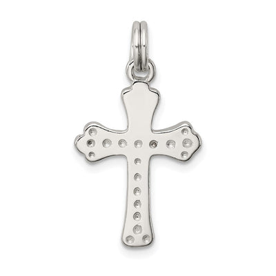 Sterling Silver Crucifix Charm, 28 x 15mm