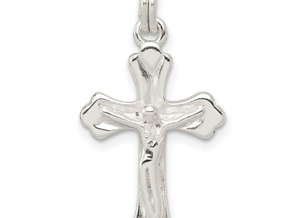 Sterling Silver Crucifix Charm (Style QC4371)