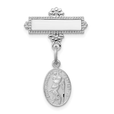 Sterling silver brooch