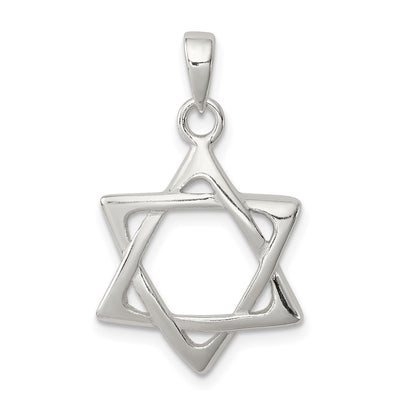 Sterling silver star pendant