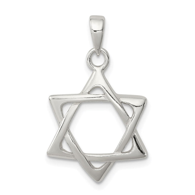 Sterling silver star pendant