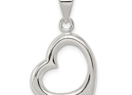Sterling silver heart pendant