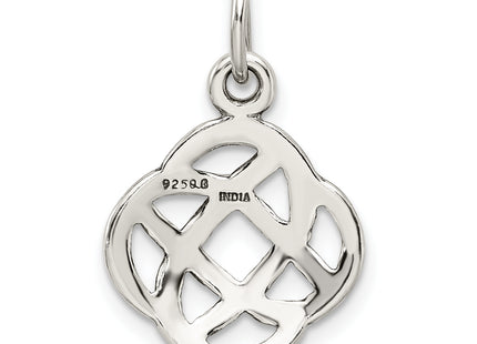 Sterling Silver Antiqued Celtic Knot Charm