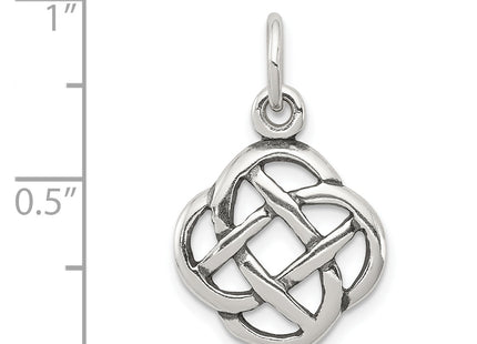 Sterling Silver Antiqued Celtic Knot Charm
