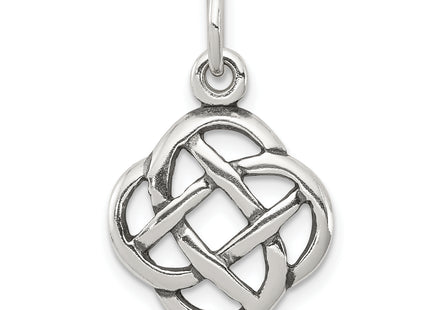 Sterling Silver Antiqued Celtic Knot Charm