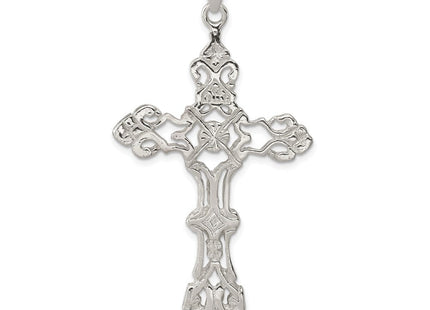 Sterling Silver INRI Cross Pendant (Style QC481)