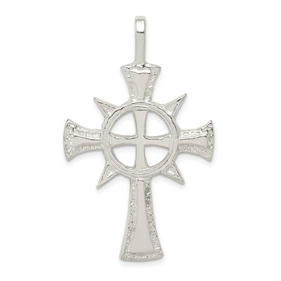 Sterling silver cross pendant