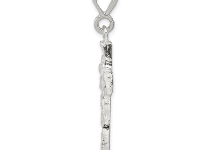Sterling silver cross pendant, alternate view