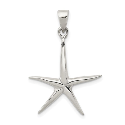 Sterling silver starfish pendant