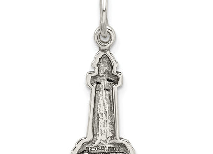 Sterling Silver Antiqued Lighthouse Charm