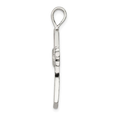 Sterling Silver Cross Pendant, 35 x 19mm
