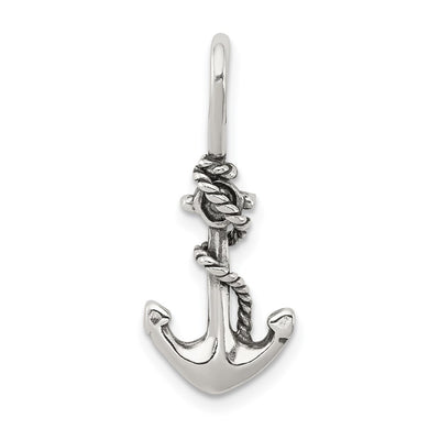Sterling silver anchor pendant
