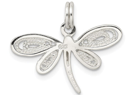 Sterling Silver Dragonfly Charm (Style QC4986)
